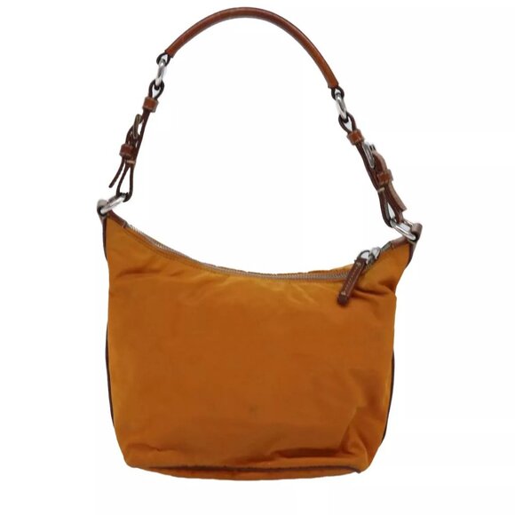 PRADA Shoulder Bag Nylon Orange Auth - Picture 3 of 16